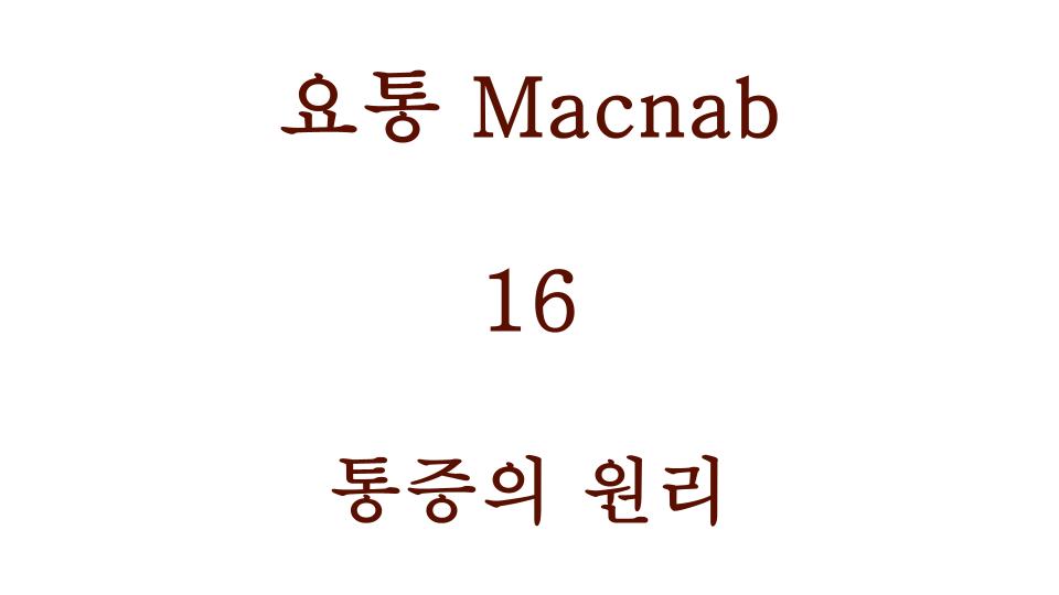 통증의 원리